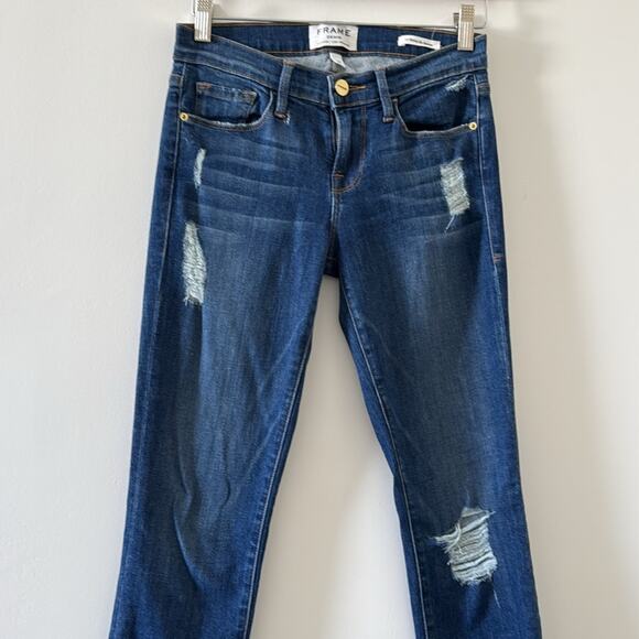 FRAME Le Skinny de Jeanne Skinny Jeans Hilltop Size 25 - Picture 4 of 8